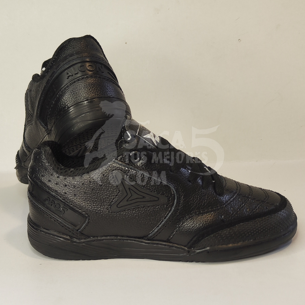 Zapatillas PRO-5 NEGRAS 🚀 para Microfutbol y Futsal Alcon 2026 🔥
