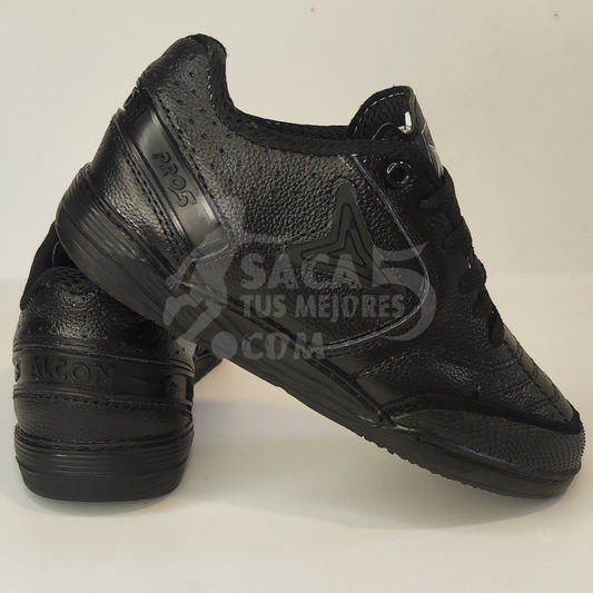 Zapatillas PRO-5 NEGRAS 🚀 para Microfutbol y Futsal Alcon 2026 🔥
