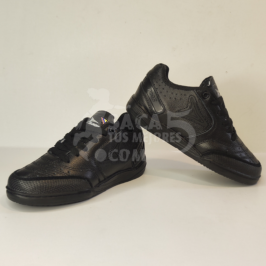 Zapatillas PRO-5 NEGRAS 🚀 para Microfutbol y Futsal Alcon 2026 🔥
