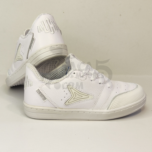 Zapatillas Alcon Clasica Blanca para Microfutbol y Futsal