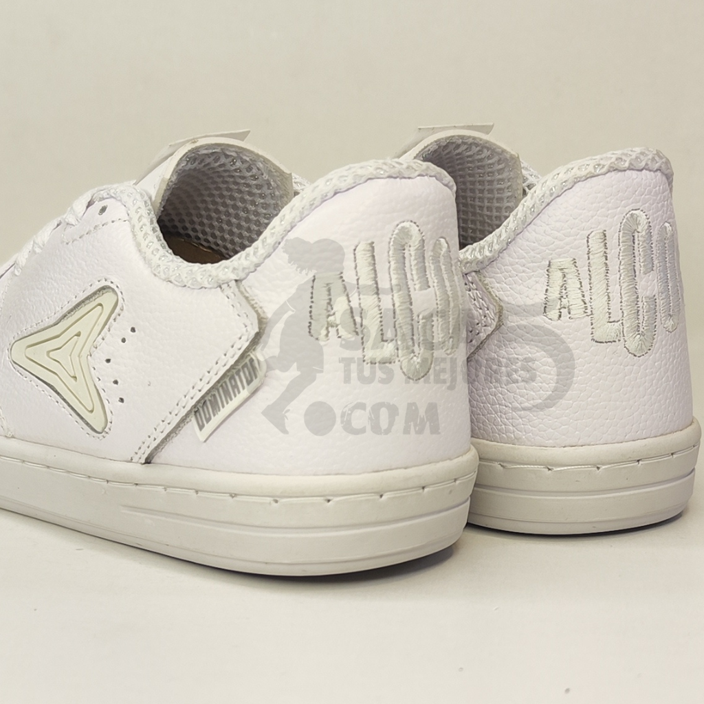 Zapatillas Alcon Clasica Blanca para Microfutbol y Futsal